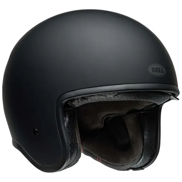 Image of Bell Tx 501 Matte Black Open Face Helmet Size M