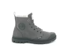 Image of Palladium Boots Womens PAMPA HI ZIP WL CLOUDBURST/CHARCOAL GRAY