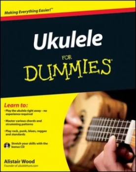 Image of Ukulele for Dummies by Alistair Wood Paperback