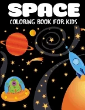Image of space coloring book for kids fantastic outer space coloring with planets as