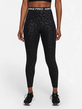 image of Nike Training Pro Dri-FIT Printed Legging - Black Size M Women