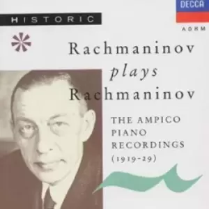 image of The Ampico Piano Recordings by Sergei Rachmaninov CD Album