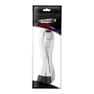 Image of CableMod 450mm 12VHPWR to 3x 8-Pin White Extension PCIe Cable
