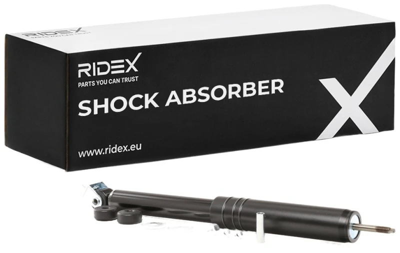 Image of RIDEX 854S0850 Shock absorber Front Axle, Gas Pressure, Monotube, Telescopic Shock Absorber, Top pin Shock Absorber (854)