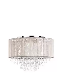 image of Bhs Viola Flush Ceiling Light