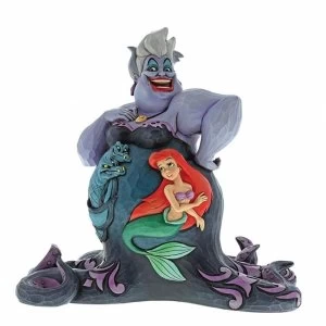 Image of Deep Trouble Ursula with Scene Disney Traditions Figurine