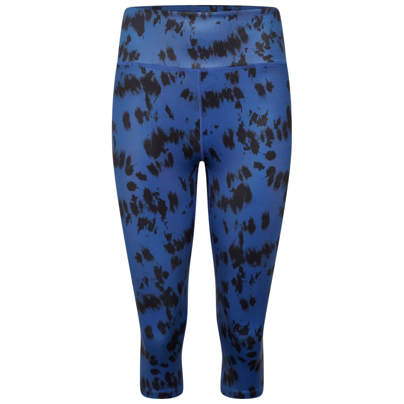 Image of Regatta Fleur East Influential three quarterPerformance Leggings Womens - Blue Blue 6