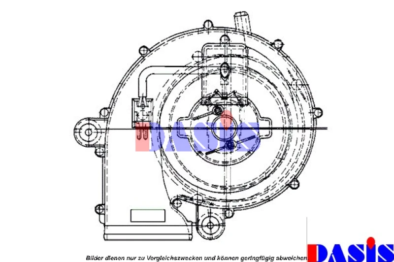 Image of Blower motor AKS DASIS 740109N