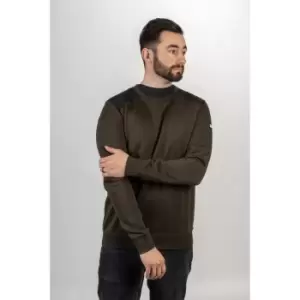 Image of Caterpillar Essentials Crewneck Sweatshirt Moss Medium