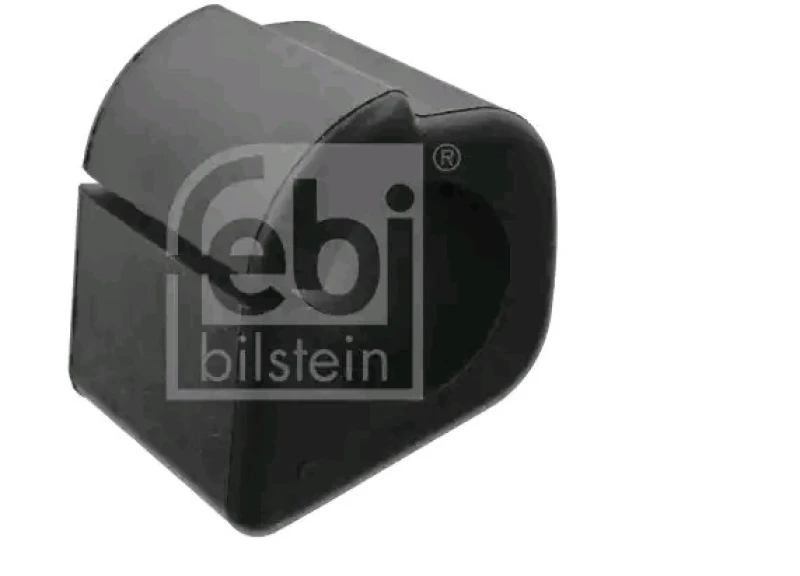 Image of FEBI BILSTEIN 47656 Stabilizer Bushes Front Axle, Rubber Rubber Anti-roll Bar Bush Kit (1334)