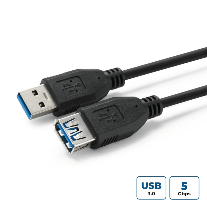 Image of Microconnect USB3.0AAF2B USB cable USB 3.2 Gen 1 (3.1 Gen 1) 2m USB A