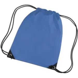 Premium Gymsac Water Resistant Bag (11 Litres) (Pack Of 2) (One Size) (Sapphire) - Bagbase