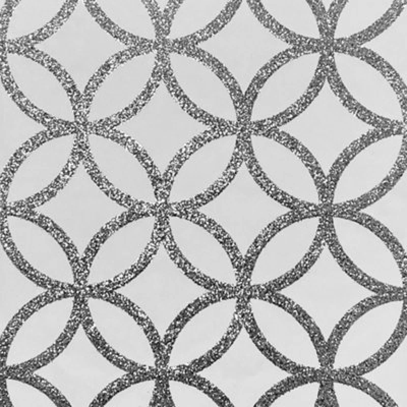 Image of Arthouse Arthouse Sequin White Silver Wallpaper