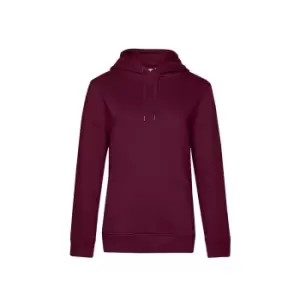 Image of B&C Womens/Ladies Queen Hoodie (M) (Aubergine Purple)