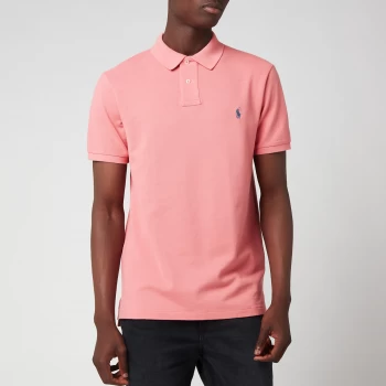 Image of Polo Ralph Lauren Mens Mesh Polo Shirt - Desert Rose - L
