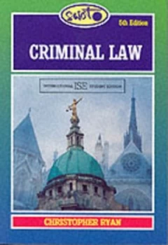 Image of Criminal Law by Christopher Ryan Paperback