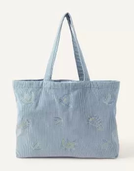 Image of Accessorize Paisley Embroidered Cord Shopper Bag