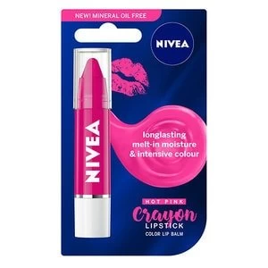 Image of Nivea Lip Crayon Hot Pink 3g