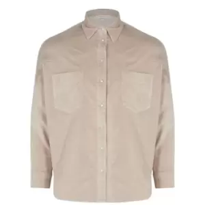 Image of French Connection Paula Micro Cord Rhodes Shacket - Black