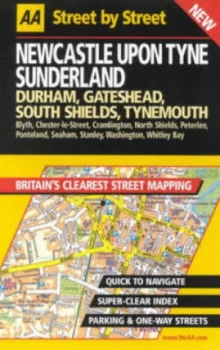 Image of Aa Street by Street Newcastle upon Tyne Sunderland. Paperback