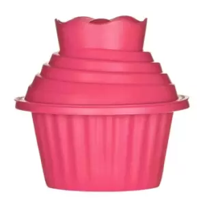 Image of Interiors By PH Hot Pink Giant Cupcake Silicone Moulds - Set Of 3
