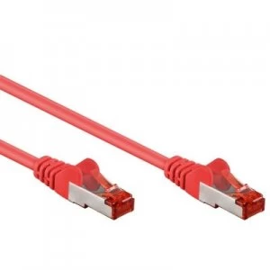 Patch Cord RJ45 CAT.6 F/UTP Red - 10 M Copper/Aluminium