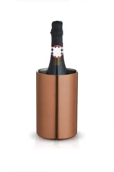 image of Double Walled Copper Finish Wine Cooler