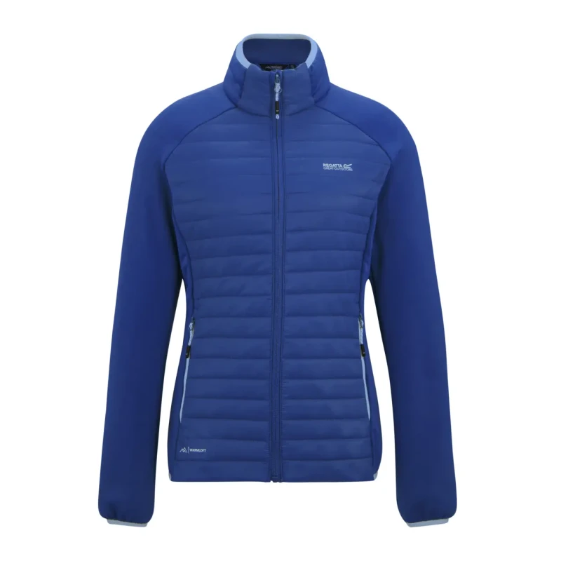 Image of Womens hiking jacket Regatta Clumber Bleu Female 38