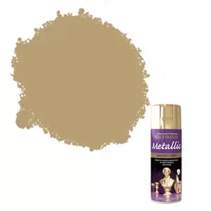 Image of Rust-Oleum Metallic Bright Gold Brilliant Finish Spray Paint 400ml
