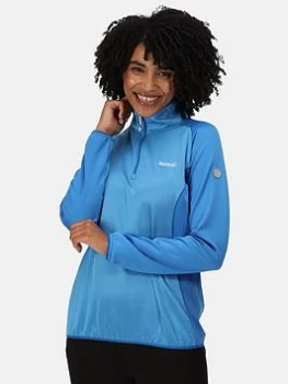 image of Regatta Highton Half Zip Fleece II - Blue Size 12, Women