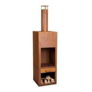Image of Callow Kentucky Large Log Garden Fireplace