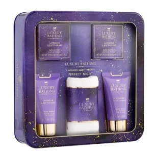 image of The Luxury Bathing Company Lavender Perfect Night Gift Set