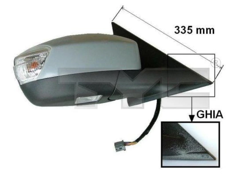 Image of TYC Wing mirror TYC 310-0120