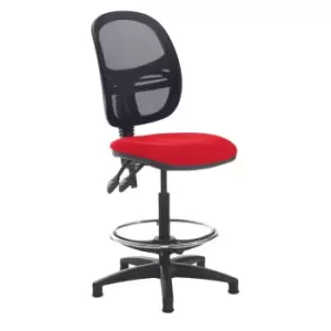Image of Dams MTO Jota Mesh Back Draughtsmans Chair with No Arms - Bridgetown Purple