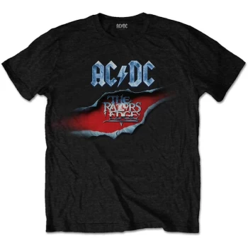 Image of AC/DC - The Razors Edge Mens XX-Large T-Shirt - Black