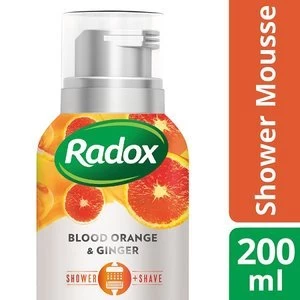 image of Radox Feel Vibrant Shower Mousse 200ml