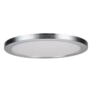 image of Spa 290mm Tauri LED Flush Ceiling Light Ring Chrome