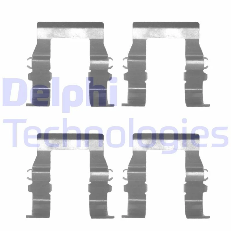 Image of DELPHI Brake pad fitting kit DELPHI LX0171