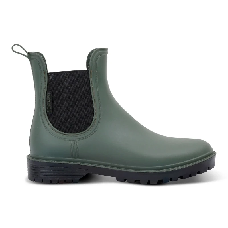 Image of Regatta Womens Lady Harriett II Waterproof Chelsea Boots UK Size 3 (EU 36) Deep Green RWF817-7SM-3