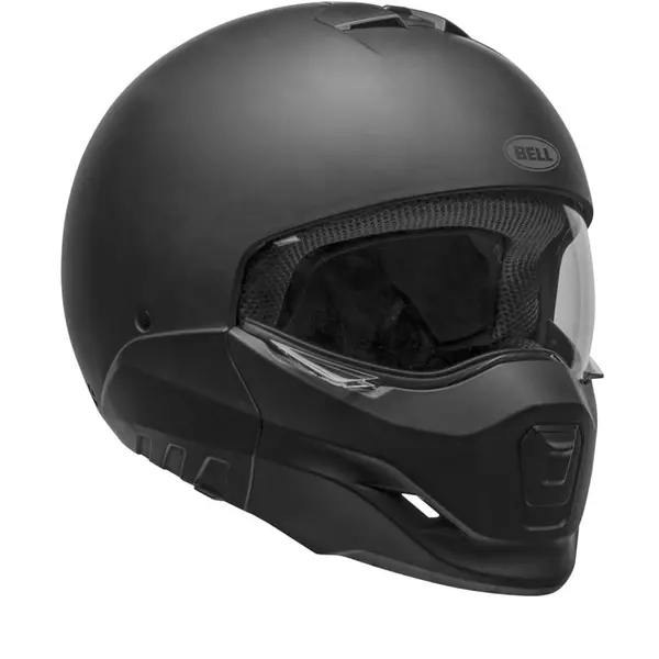 Image of Bell Broozer Solid Matte Black Modular Helmet Size S