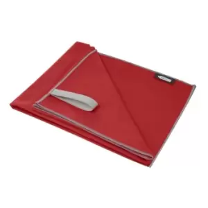 Image of Bullet Pieter RPET Towel (One Size) (Red)