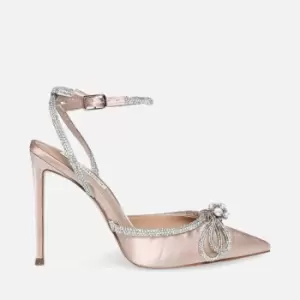 Image of Steve Madden Viable Satin Heeled Pumps - UK 7