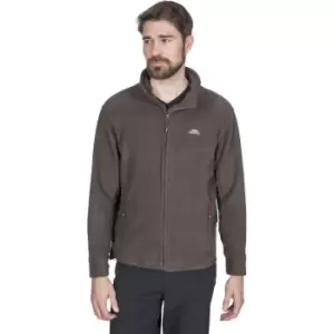 image of Trespass Mens Bernal Full Zip Sueded Fleece Jacket M - Chest 38-40' (96.5-101.5cm)