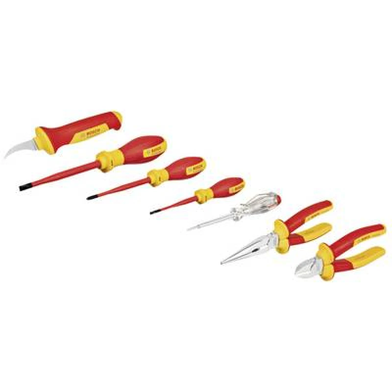 Image of Bosch Professional Bosch Professional 1600A02NG3 1600A02NG3 Tool kit VDE 7 Piece 1600A02NG3