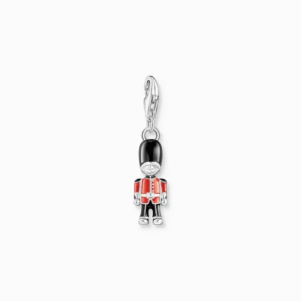 image of Thomas Sabo Charm Club Charmista Sterling Silver Enamel LONDON Royal G