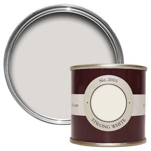 Image of Farrow & Ball Estate Strong white No. 2001 Emulsion Paint 100ml Tester pot