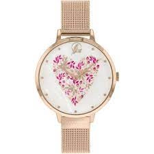 Sara Miller Pearl And Rose Gold Fashion Watch - Sa4076