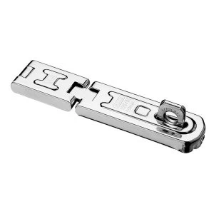 Image of ABUS Mechanical 100/100 DG Hinged Hasp & Staple 100mm