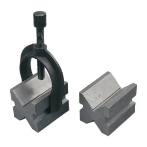 image of 32X42X32MM Workshop Vee Blocks C/W Clamps