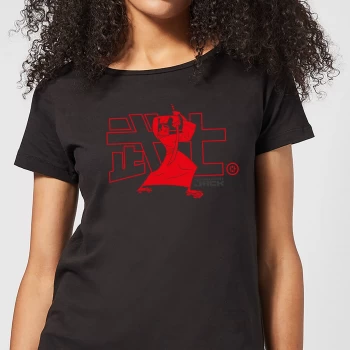 Image of Samurai Jack Way Of The Samurai Womens T-Shirt - Black - XXL
